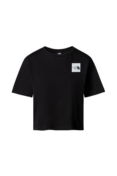 THE NORTH FACE e W S/s Cropped Fine Tee Tricou negru pentru femei Nf0a87nbjk31