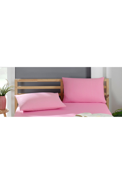 MELONIE 2 pamučne jastučnice 50 k 70 cm roze