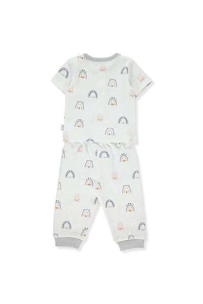 Bebetto INTERLOCK SLEEPWEAR SET WITHOUT BOOTIES 2-PIECE (BESTIES) F 1315