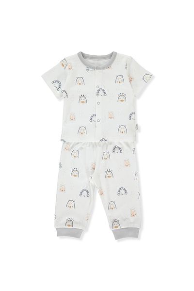 Bebetto INTERLOCK SLEEPWEAR SET WITHOUT BOOTIES 2-PIECE (BESTIES) F 1315