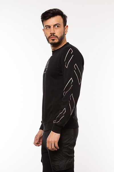 Cazador Ανδρικό φούτερ Jazz 5132 Sleeves Printed Crew Neck