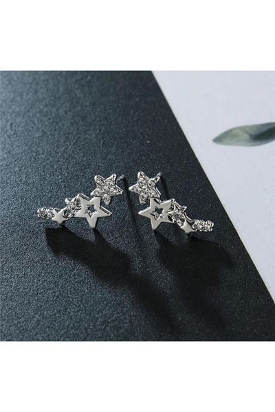 toptanhanem Cercei din oțel cu design stea elegant și modern