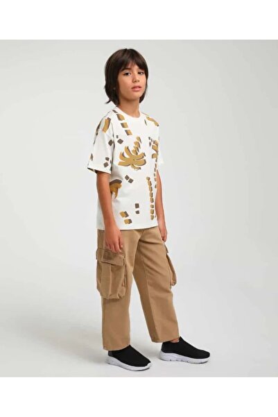 Escabel Tricou pentru băieți Batik Digital cu imprimeu