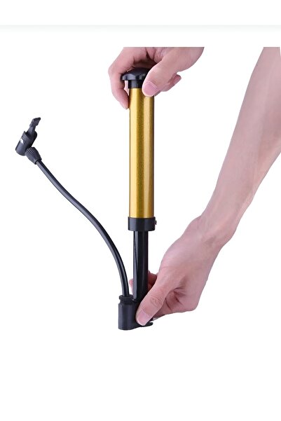 efmues Bisiklet pompası hava şişirme pompası küçük boy lastik top şişirme pom...