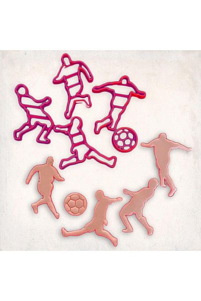 Butedo Football Players Detail Cookie Mold Set of 5