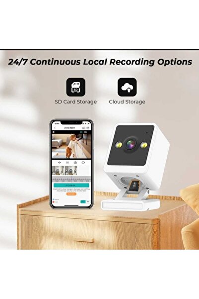 JUNGLEE Mini Kamera,Kablosuz WIFI,1080P,Video Gözetim IP Kamera,Güvenlik Koruması,Akıllı Ev,Hareket Algılama