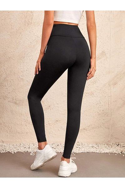 WOODROFFE Leggings Women's Extra High Waist Wide Belt Tight Woven Corset Effective Lifter