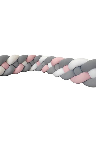 mee-like حماية محبوكة 520 سم 4 قطع موديل محبوك - 90x200 مناسب لسرير مونتيسوري