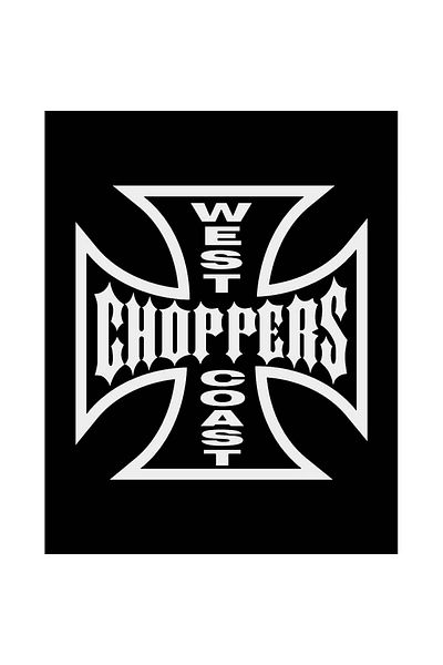 Z zepplin West Coast Choppers Logo Patch mare pe spate