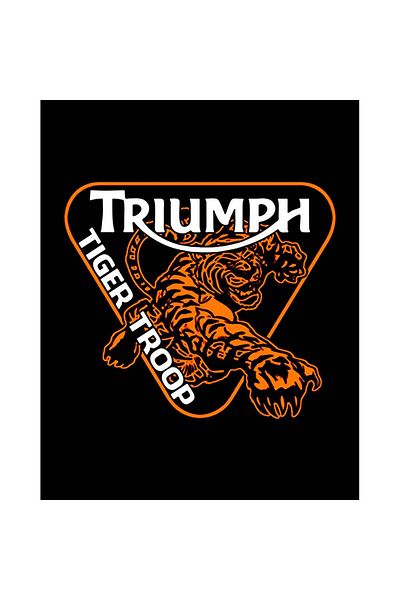 Z zepplin Patch pentru spate mare Triumph Tiger Troop