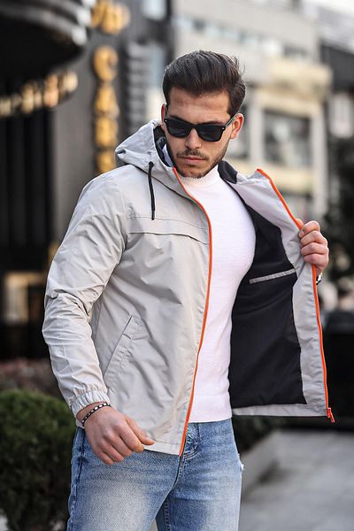 ByTrend Πολύχρωμο αδιάβροχο με φερμουάρ Seasonal PLDP 2920