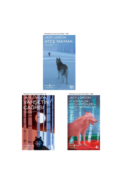 TÜRKİYE İŞ BANKASI KÜLTÜR YAYINLARI Modern Klasikler 3'lü (Ateş Yakmak-Vahşet...