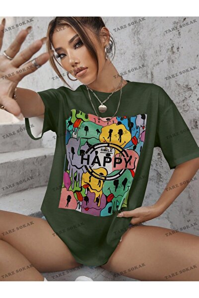 Tarzsokak Tricou cu mânecă scurtă pentru femei, cu imprimeu cu desene animate...