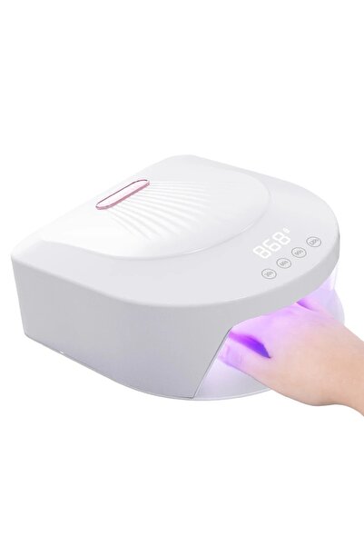 BLUEQUE 192W Kablosuz Şerjlı Kalıcı Oje ve Protez Tırnak Kurutucu - Beyaz