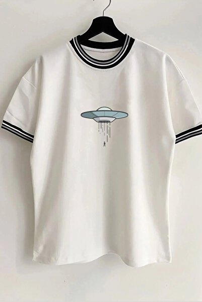 Vordevia UFO Štampano Novi sezonski ovratnik i Sa detaljem rukava Sa rebrasti...