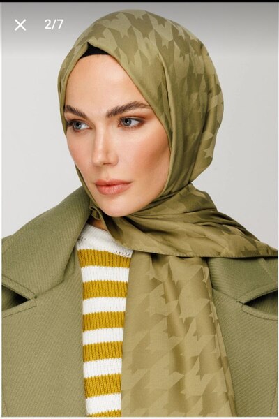 Nilbutik Houndstooth Pattern Cotton Jacquard Shawl