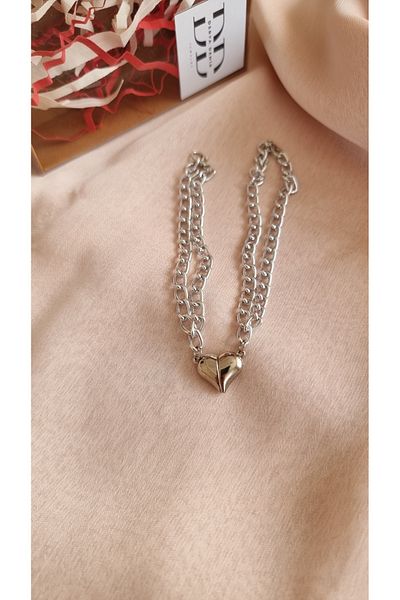derokas Unisex Heart Magnet Lover Bracelet Couple
