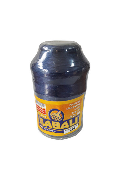 Yabalı Polyester Dikiş Dantel Nakış İpi 100gr 146 Lacivert No : 50