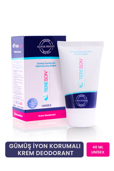 Tereson Terleme Önleyici Sprey 50 ml +gümüş Iyon Korumalı Krem Deodorant + Koku Karşıtı Ayak Bakım