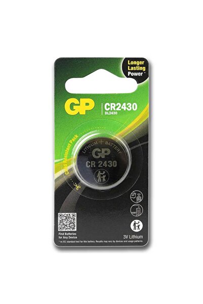 GP Batteries 3v Cr2430 Volvo Smart Kumandalar Için Kumanda Pili Para Pil
