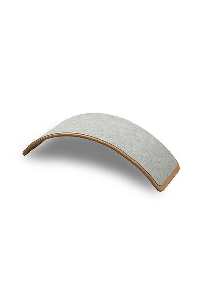 Larisa & Pumpkin Light Gray Balance Board