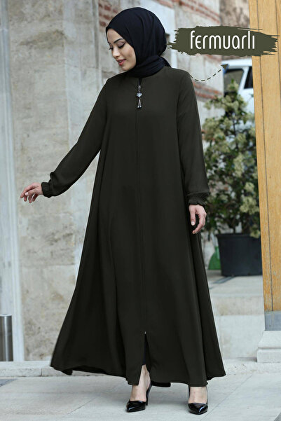 ASİLNUR Mevlana Abaya Khaki (ΠΡΑΣΙΝΟ)