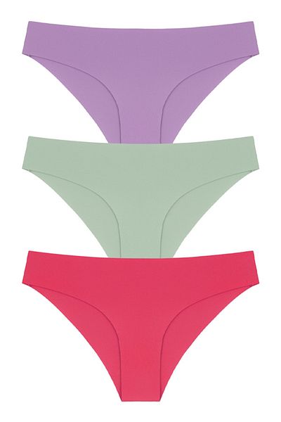Cottonhill Lézerrel vágott női bikini bugyi 3 db 1. csomag