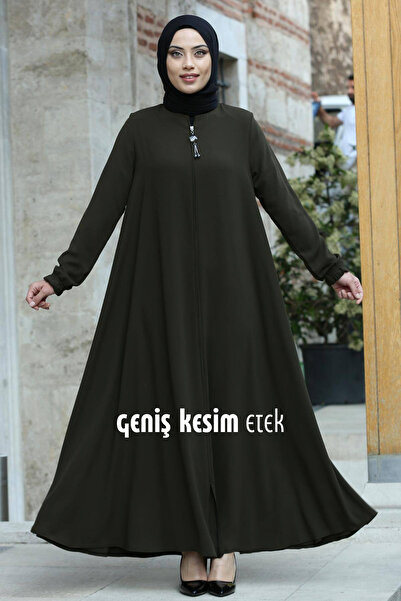 ASİLNUR Mevlana Abaya Khaki (ΠΡΑΣΙΝΟ)