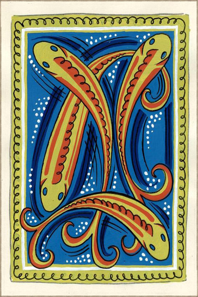 Rugs Modern Halı Blue Color Themed Fish Patterned Woven Base Carpet 3790