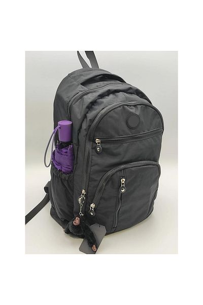 MARK JACKSON Unisex Crinkle Waterproof Fabric Large Size Multi-Compartment School and Travel Backpack Cty-lbn-101-2