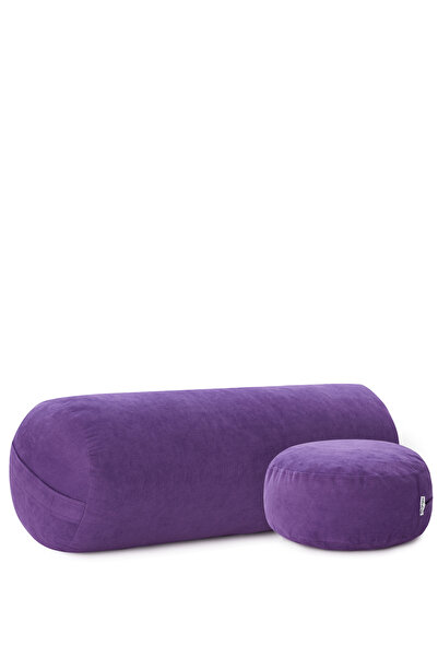 Nui Yoga Mor Bolster & Meditasyon Minderi