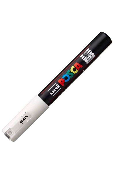 Uni قلم Posca PC-1M - 0.7 مم أبيض
