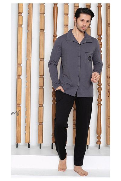 DONLİZZA 5720 Men's Pajama Set Armony Combed Cotton
