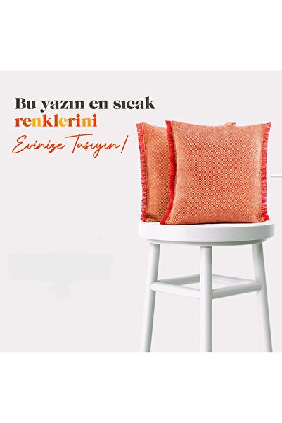 LUFA HOME Color Panama Throw Pillow Case