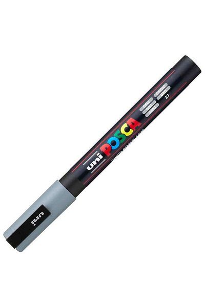 Uni Posca Marker - 0.9-1.3mm Small Size Gray