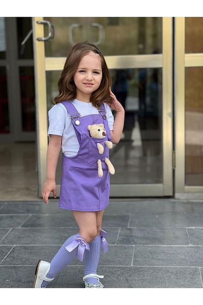 EFSACE BEAR SALOPET GIRL GABARDIN FABRIC