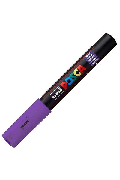 Uni 0.7mm Violet Posca Marker - Pc-1M