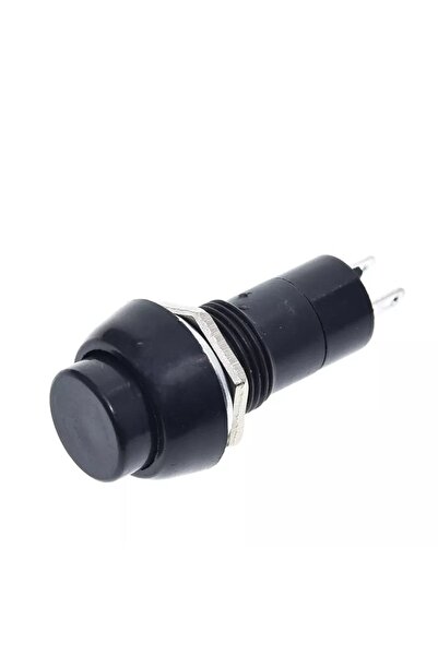 Maroces MR-185 12mm SİYAH KALMALI PLASTİK BUTON (PBS11A)
