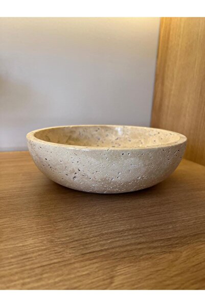 helya marble Travertine Natural Stone Decorative Bowl & Presentation Bowl