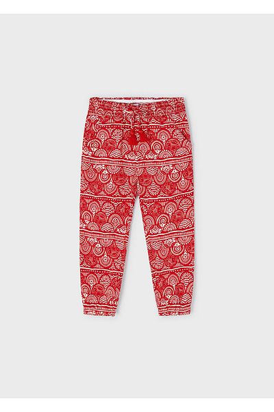 MAYORAL 3535 GIRL'S POMEGRANATE FLOWER PANT