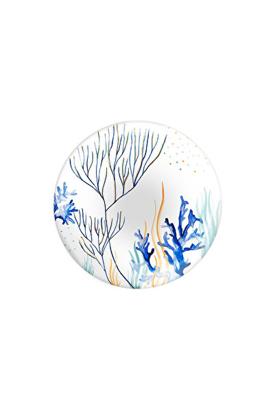 FernCo Marine Collection 4'lu Büyük Melamin Tabak Seti