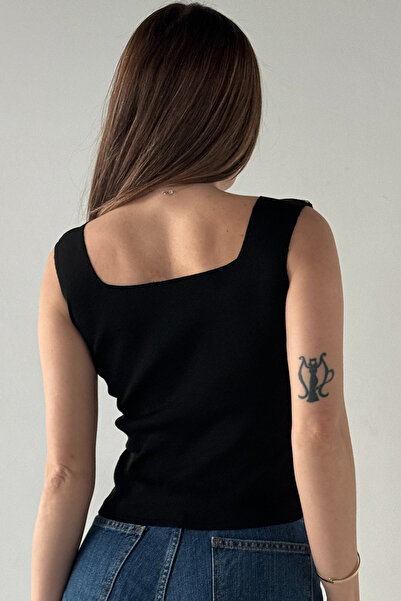 MODAGEN Dámské tílko se čtvercovým límcem se silným popruhem