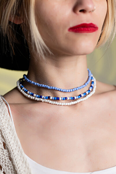 la reyy jewerly El Yapımı Boncuk Kadın Erkek ( Unisex) Kolye