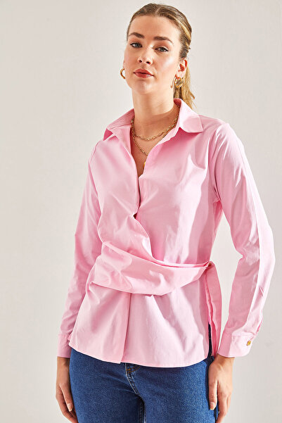 Bianco Lucci Oldalt gombos női ing -60181029