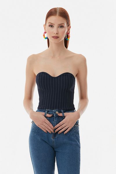 Fulla Moda Ριγέ Slim Fit Μπρες