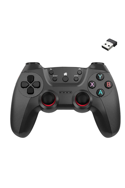 Coverzone 2.4g Kablosuz Pilli Gamepad Pc Uyumlu Joystick Wireless Oyun Kolu H...