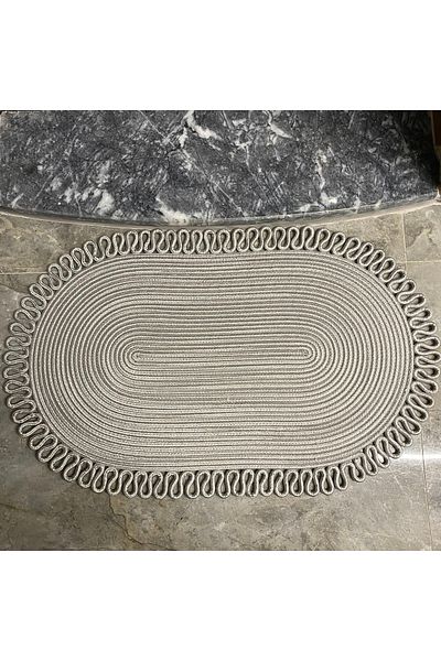 MaVaux Dublin Series Jute, Patterned Door, Door Mat, Bath Mat, Balcony Mat / Gift, Household Item