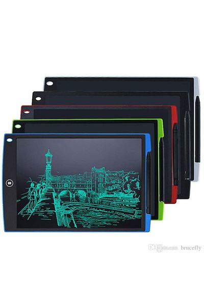 BTL OTOMOTİV Writing Tablet LCD Digital Pen Drawing Writing Board Graphic Note Writing Training Tablet 8.5" BLACK