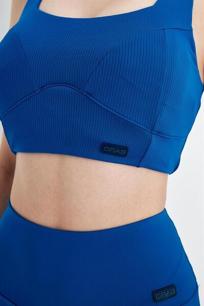 GRAB Women's Blue Sports Bra