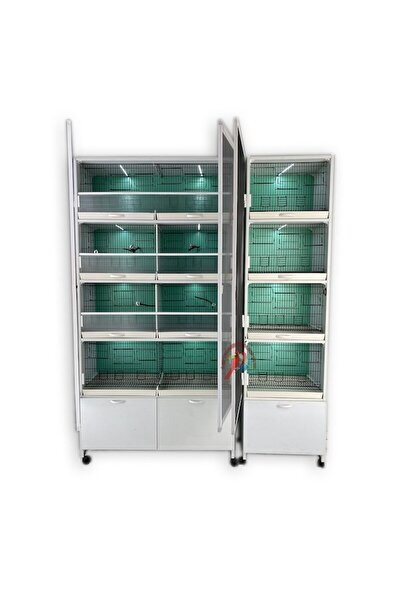 İstanbul Kafes MODEL 12D PVC KUŞ DOLABI (MONTAJLI KURULU GÖNDERİM)